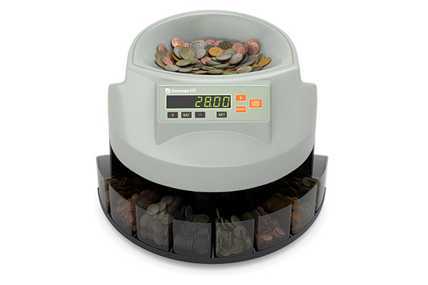 máquina de contar monedas